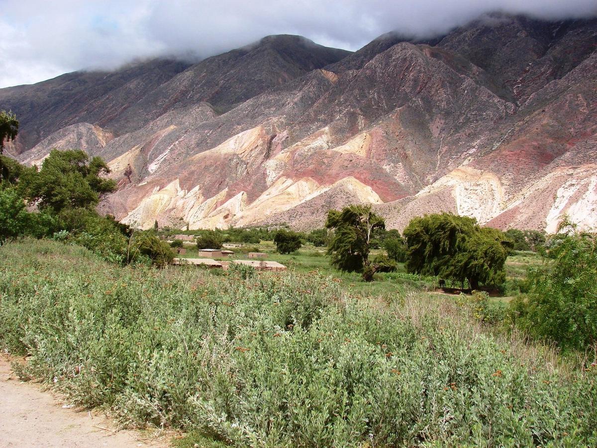Coloured hills in the Quebrada de Humahuaca